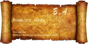 Bombicz Aida névjegykártya